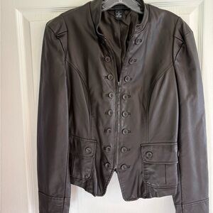 Women's Black Military Style Jacket